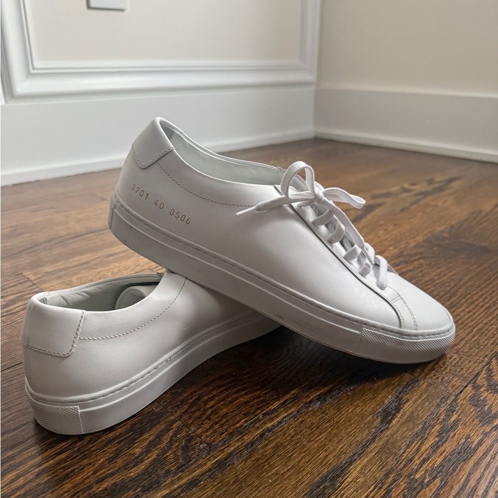 Common Projects Women's Original Achilles Leather Low-Top Sneakers Sz 40 (US 10)